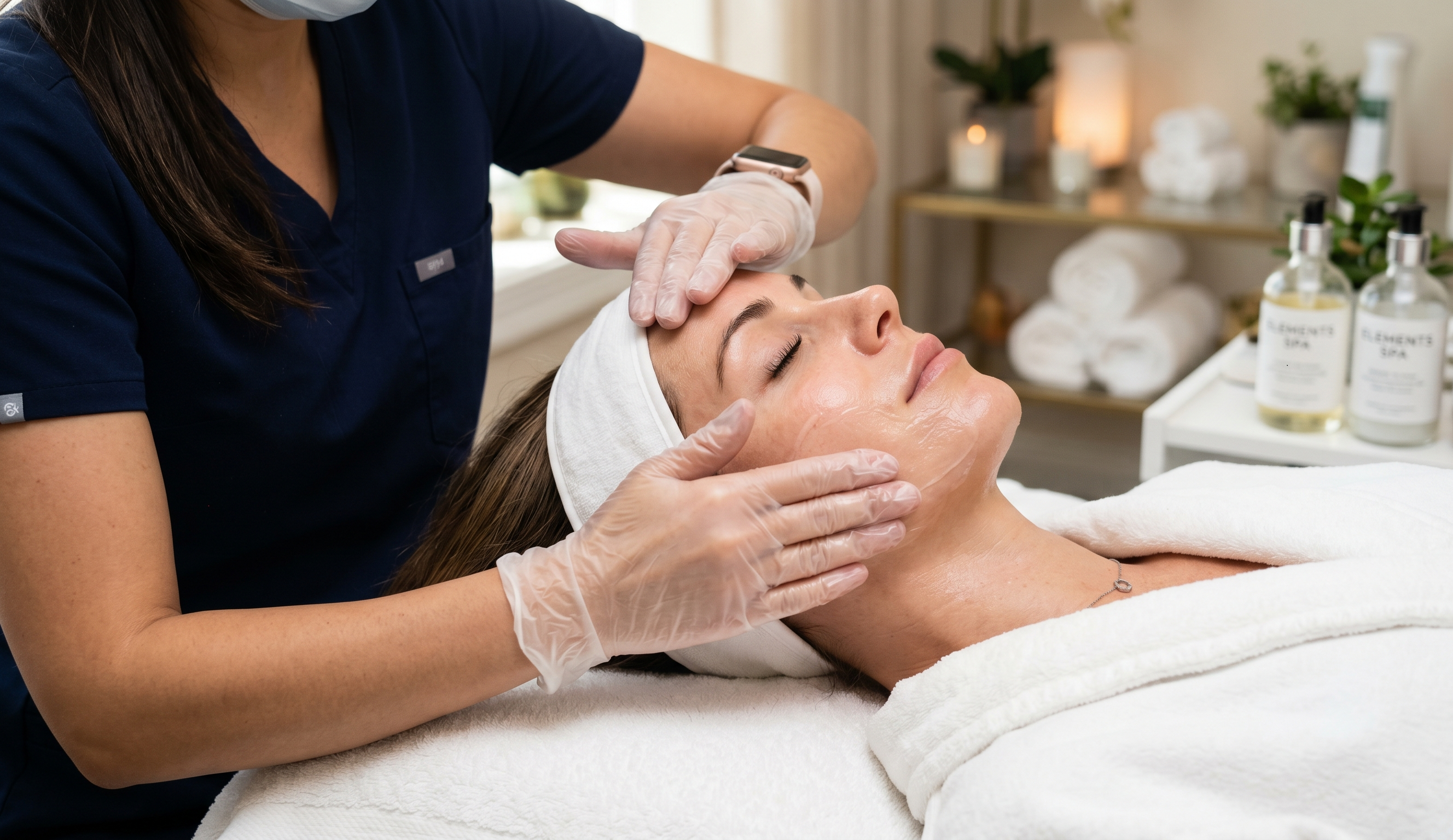 Luxury Abstract Skincare Fluid